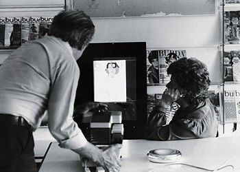 Совместная работа над обложкой с художником-графиком Освальдом Мозером, одним из первых сотрудников нового издательства.