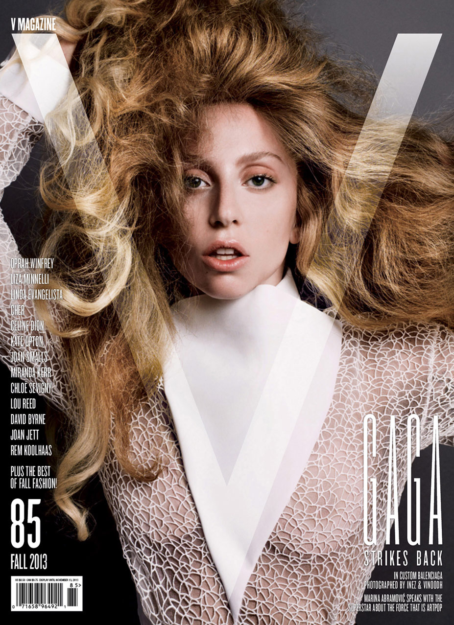 Голая Леди Гага / Lady Gaga by Inez & Vinoodh in V Magazine fall 2013