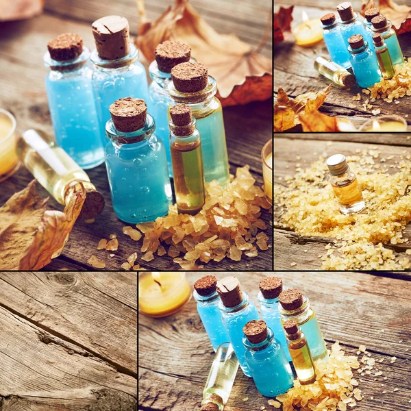 Коллаж спа — стоковое изображение Коллаж спа Стоковая Картинка