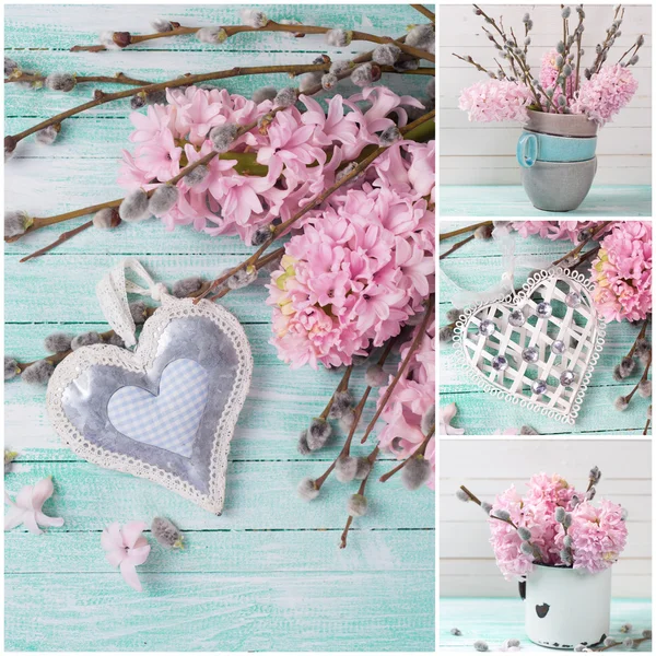 Яблоневый цвет и сердце — стоковое изображение Яблоневый цвет и сердце Лицензионные Стоковые Изображения