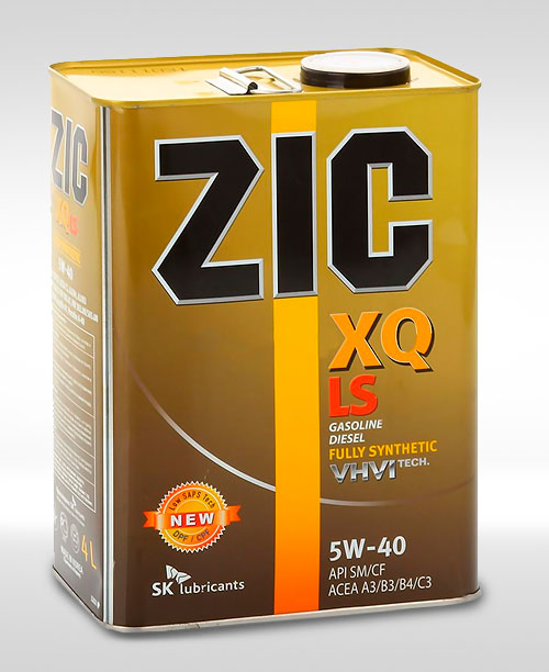 Моторное масло ZIC XQ LS 5w40